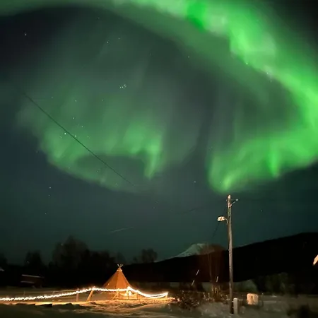 With Free Sauna And Northern Light Lägenhet Narvik
